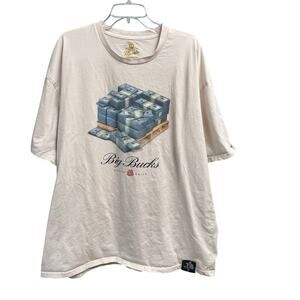 Muerte Hustle Daily Big Bucks Mens 3XL Graphic Tee Pallet of Money Streetwear